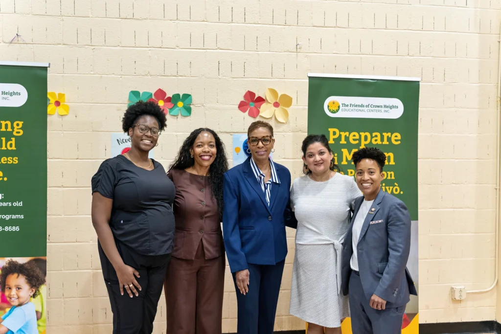 Emerita Adrienne Adams with Friends of Crown Heights staff