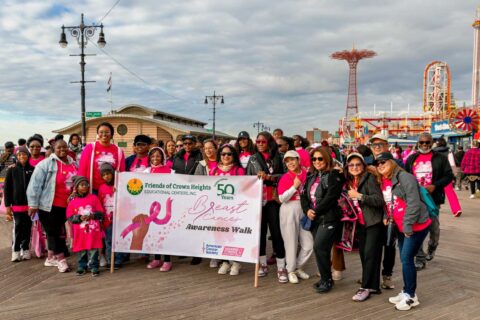 Friends of Crown Heights Participates in American Cancer Society’s Annual Breast Cancer Awareness Walkathon